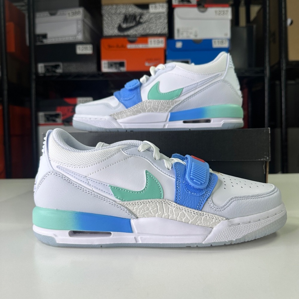 Nike Air Jordan Legacy 312 Low (GS) Size Youth 6Y FN8896-131 White Emerald - Picture 2 of 5